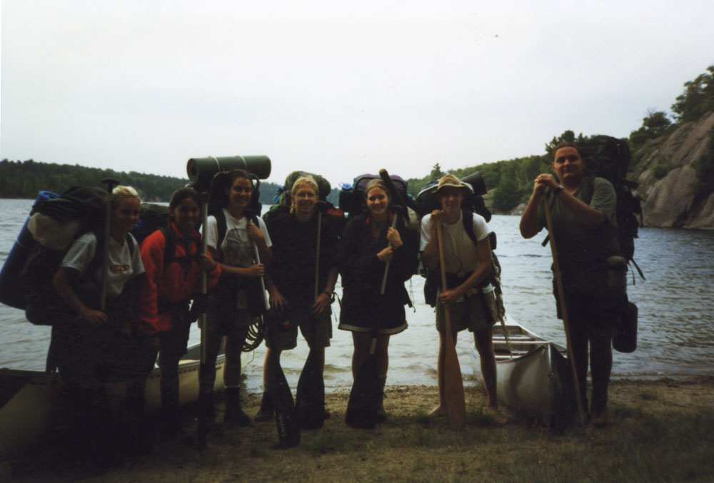 a patrol pre-paddle photo.